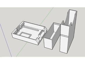 arduino uno plateau de glissement cas, aucune vis n'est nécessaire l'électronique le conteneur flexable filiment 3d print model - Mito3D