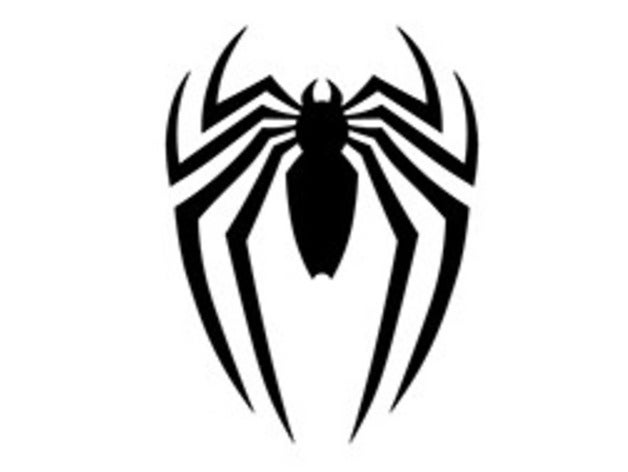 spider-man Jacke ausgeschnitten Zeichen logos 3D print model - Mito3D