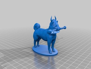 Zwergen-doge Tiere dd 3d print model - Mito3D