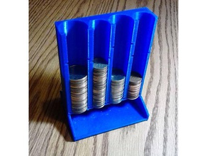 Münze Inhaber sorter Haushalt us-coin-sorter 3d print model - Mito3D