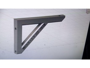 shelf bracket filament storage ect household mount 3d print model - Mito3D