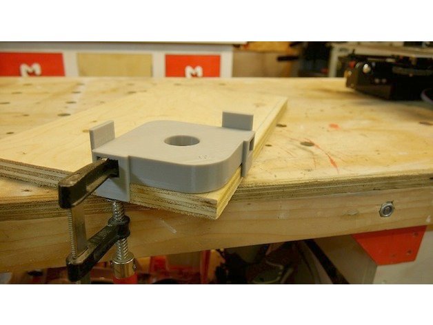 radio de la esquina router plantilla dima por raggio con fresatrice máquina herramientas lavorazione del legno carpintería 3D print model - Mito3D