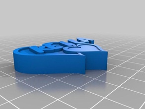 corazon keila organizasyon özelleştirilmiş 3d print model - Mito3D