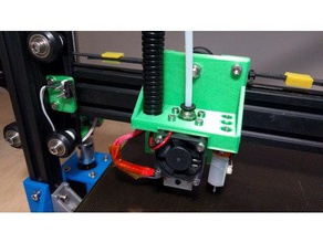 tevo tarantula vertical carriage 3d printer parts x-carriage 3d print model - Mito3D