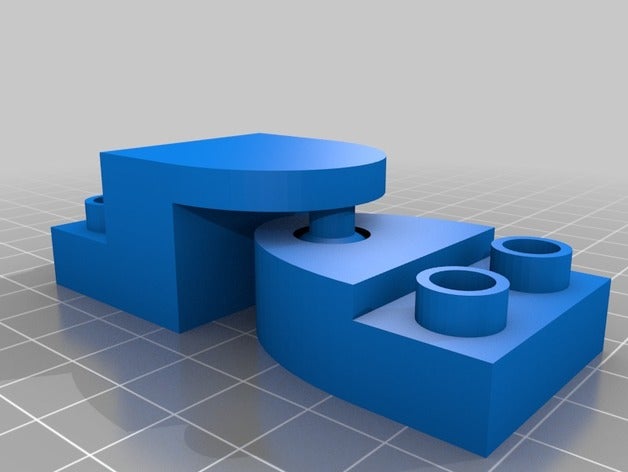 enganche de remolque agregado remorque verter camion duplo 3d impresión 3D print model - Mito3D