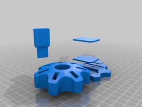 support clef usb socle pour carte sd 3d printer accessories 3d print model - Mito3D