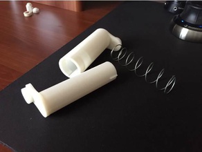oversize rolo de papel higiênico titular casa banho 3d print model - Mito3D