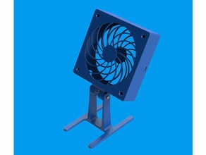 de table, ventilateur ménage souffleur refroidisseur bureau 3d print model - Mito3D