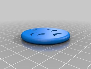 o whatsapp emoti 3d impressão emoticon chaveiro llavero 3d print model - Mito3D