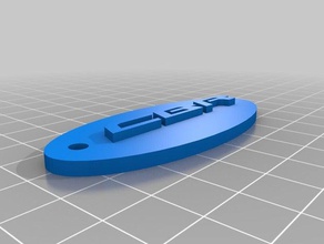 llavero honda cbr 3d printing keychain 3d print model - Mito3D