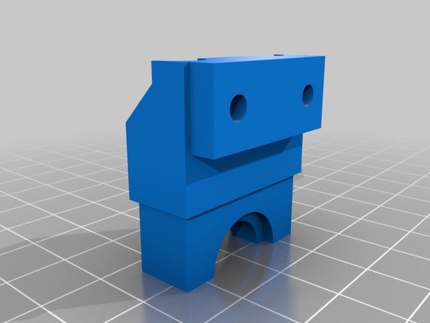 anet a8 e3d v6 clamp bl touch remix printer parts 3D print model - Mito3D