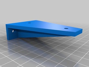 anycubic kossel extrusora riel superior del soporte de largo 3d impresión 3d print model - Mito3D