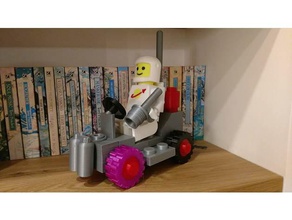 886 plaka tekerlek aks dev lego vintage alanı inşaat oyuncaklar uzay 3d print model - Mito3D