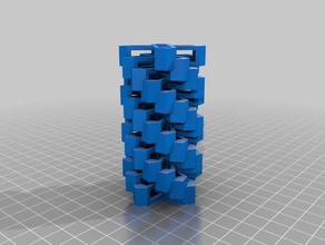 spined-up design 4 art 3d mini tower 3d print model - Mito3D
