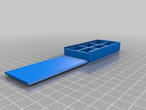6 comp sgl box printer organization customized 3d print model - Mito3D