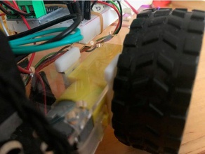 Ersatz-Motorhalter Billig Acryl-Roboter-chassis in der Robotik Ersatz-Teil kleine 3d print model - Mito3D