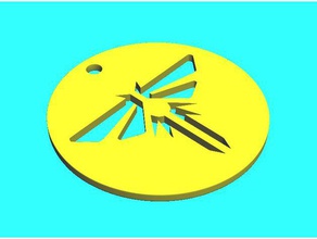 last us fireflies medallion accessories 3d print model - Mito3D