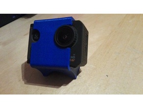 45&deg action cam mount rc vehicles camera fpv racer xaomi 3d print model - Mito3D