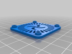 cooling fan guard 40x40mm 3d printer accessories parts printing 40mm protection 3d print model - Mito3D