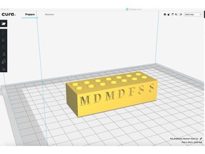 pillsholder 2 pillole 3d la stampante accessori Stampante holfrt promemoria settimana 3d print model - Mito3D