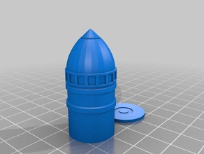 warhammer 40k bolter shell cambia de tamaño props space marine 3d print model - Mito3D