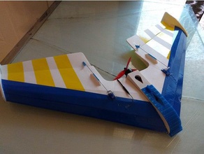 ft flitetest arrow fuselage magnetic hatch rc vehicles flite test 3d print model - Mito3D