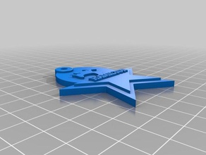 disney-hamilton chaveiro 3d impressão 3d print model - Mito3D