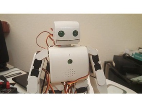 piece vivi robot la robotique bipède 3d print model - Mito3D