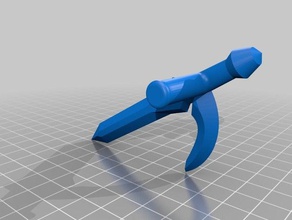 dirsek bıçaklar talims sahne 3d print model - Mito3D