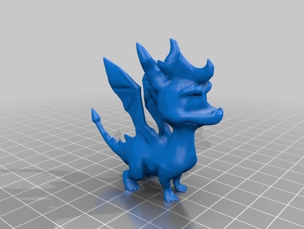 spyro kolay yazdırma heykeller 3D print model - Mito3D