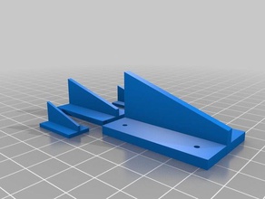 patins rc veículos pés derrapagem asa skid 3d print model - Mito3D