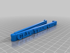 chip clip kitchen dining customized 3d print model - Mito3D