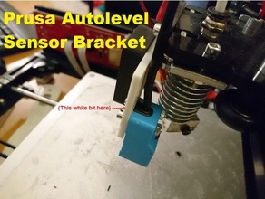 auto-level sensor bracket prusa-style 3d-printers parts fan mount hotend 3d print model - Mito3D
