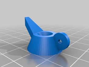 wallhanger teapot kitchen dining blue little usefullart 3d print model - Mito3D