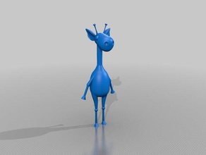 zürafa hayvanlar 3d print model - Mito3D
