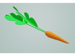la zanahoria de alimentos beber 3d print model - Mito3D