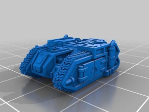 epic scale aurox armoured transport vehicles 6mm scifi tank 3d print model - Mito3D