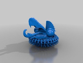 big bird small nest feed him attention emotion sculptures 3d print model - Mito3D