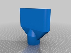 raingutter vacío de los hogares suministros personalizado 3d print model - Mito3D
