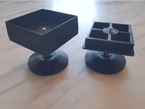 altura ajustable pies de mesa lack ikea 3d la impresora accesorios Impresora envolvente 3d print model - Mito3D