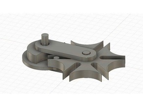 geneva mechanism engineering drive indexer wheel 3d print model - Mito3D