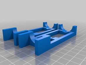 parametrico drill guide z-asse i tubi per lo più stampati cnc 25mm od foro di distanza parti personalizzato 3d print model - Mito3D