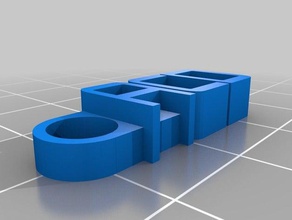 my customized message keychain acd organization 3d print model - Mito3D