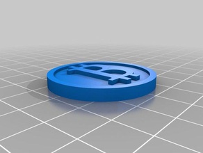 bitcoin le monete distintivi grande bitcoins portachiavi di detentore moneta personalizzabile su misura soldi piccolo 3d print model - Mito3D