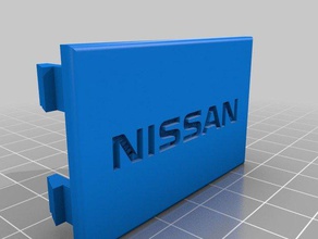 nissan power mirror switch panel leer automotive 3d print model - Mito3D