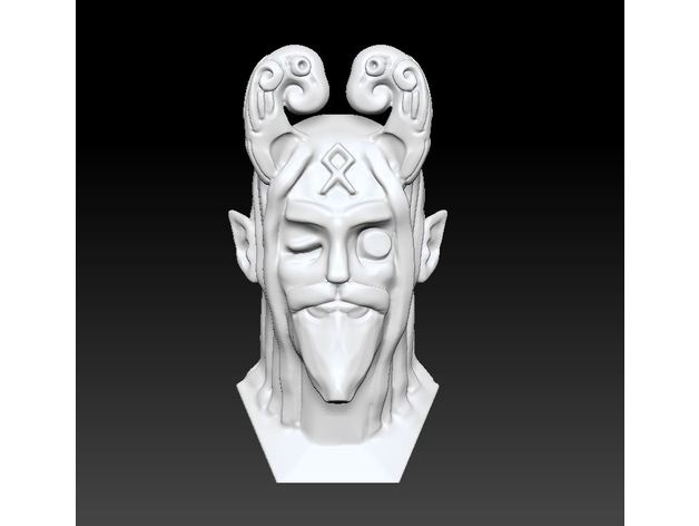 odin sculture mito mitologia nordici norse pagani 3D print model - Mito3D