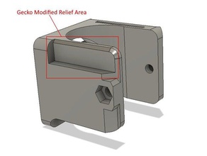 east3d geco con la mano sinistra 30mm ventola stampante parti 3d print model - Mito3D