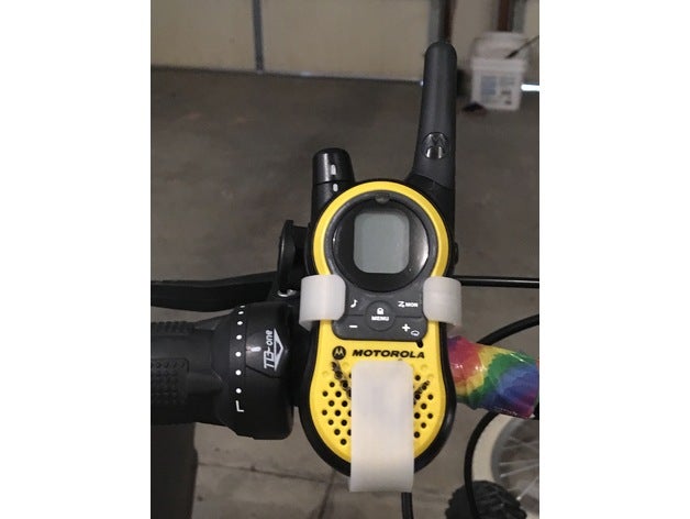 Fahrrad Halterung walkie talkie sport im freien walkie-talkie 3D print model - Mito3D