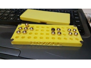 düsenkoffer magnet 32xm6 12xm5 3d Drucker - Zubehör e3d e3d-v6 Neodym 3d print model - Mito3D