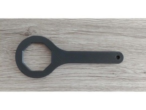 cl&eacute vierta la fourche llave de horquilla mano herramientas el clip showa 3d print model - Mito3D